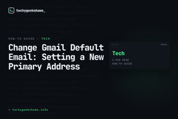 Change Gmail Default Email: Setting a New Primary Address