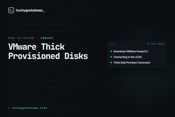 VMware Thick Provisioned Disks: Checking Allocated Space
