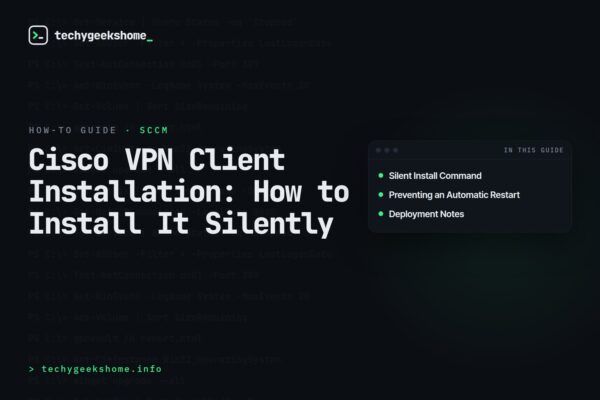 Cisco VPN Client Installation: How to Install It Silently