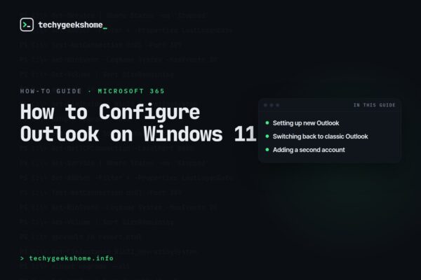 How to Configure Outlook on Windows 11 in 2026