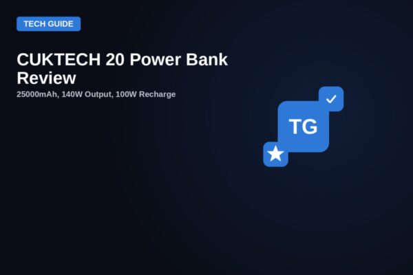 cuktech 20 power bank review featured