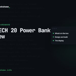 CUKTECH 20 Power Bank Review: 25000mAh and 140W in a Can-Sized Package