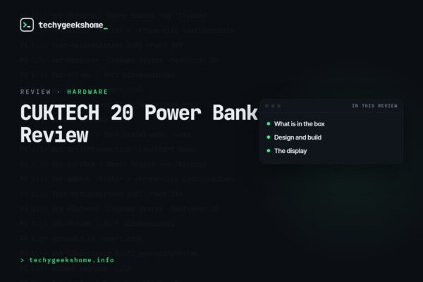 CUKTECH 20 Power Bank Review: 25000mAh and 140W in a Can-Sized Package