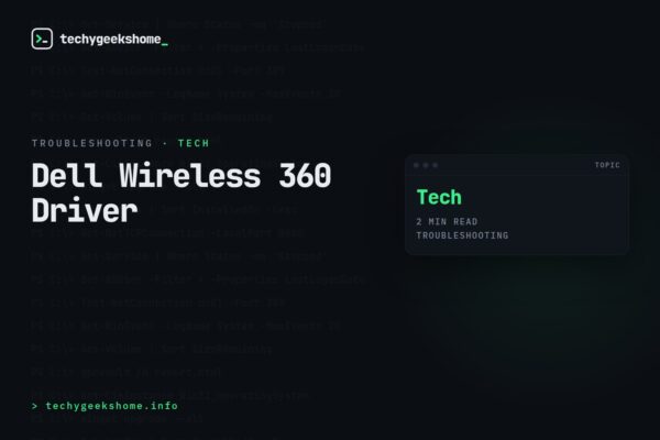 Dell Wireless 360 Driver: Fixing Missing Bluetooth Module Drivers