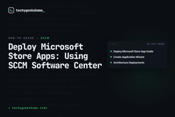 Deploy Microsoft Store Apps: Using SCCM Software Center