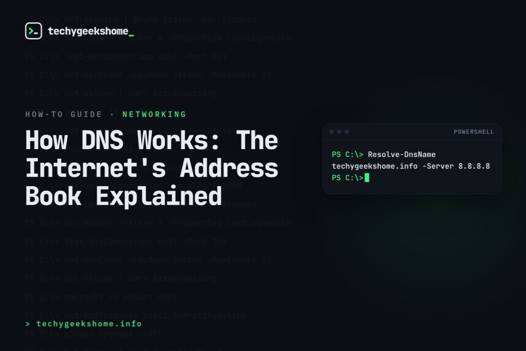 How DNS Works: The Internet's Address Book Explained