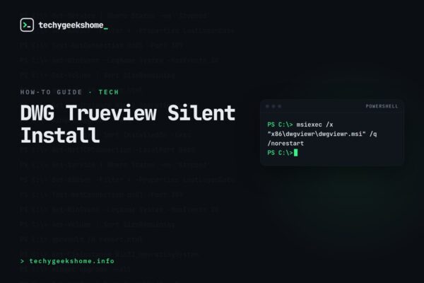 DWG Trueview Silent Install: Unattended Command Line Deployment