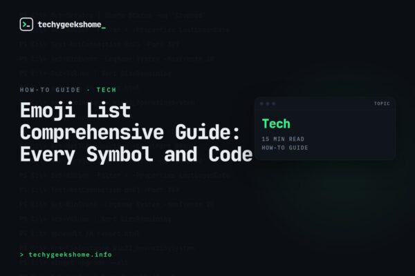 Emoji List Comprehensive Guide: Every Symbol and Code
