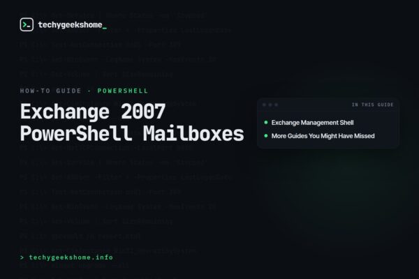 Exchange 2007 PowerShell Mailboxes: Creating Multiple at Once