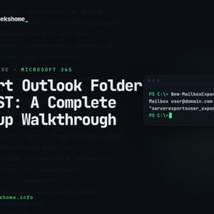 Export Outlook Folder to PST: A Complete Backup Walkthrough