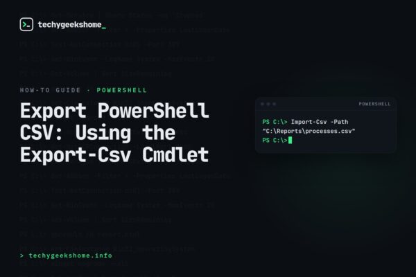 Export PowerShell CSV: Using the Export-Csv Cmdlet