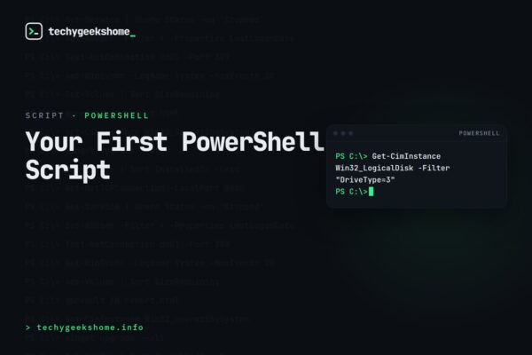 Writing Your First PowerShell Script That Does Something Useful