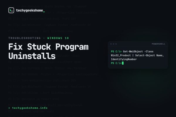 Fixing Stuck or Corrupt Program Uninstalls on Windows 10/11 in 2026