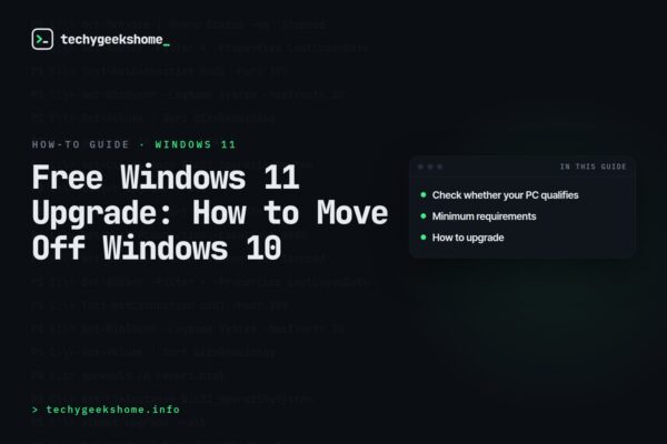 Free Windows 11 Upgrade: How to Move Off Windows 10 in 2026