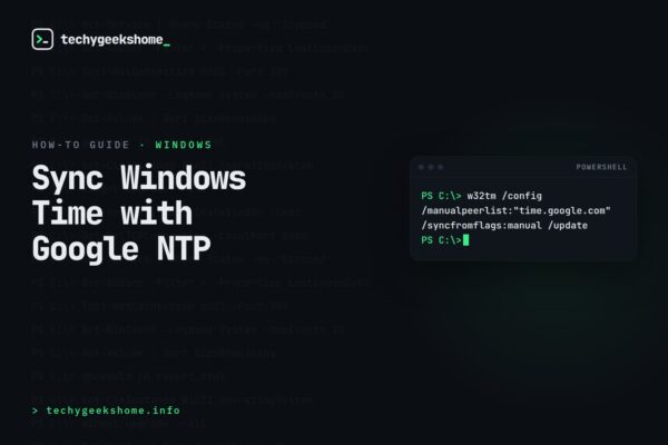 Google NTP Server: Sync Windows Time with Google Public NTP (2026)