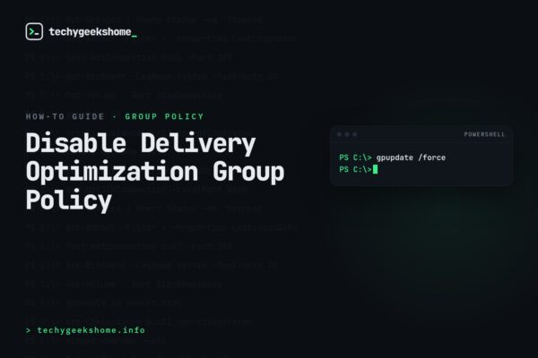 Disable Delivery Optimization Group Policy: Stopping P2P Updates