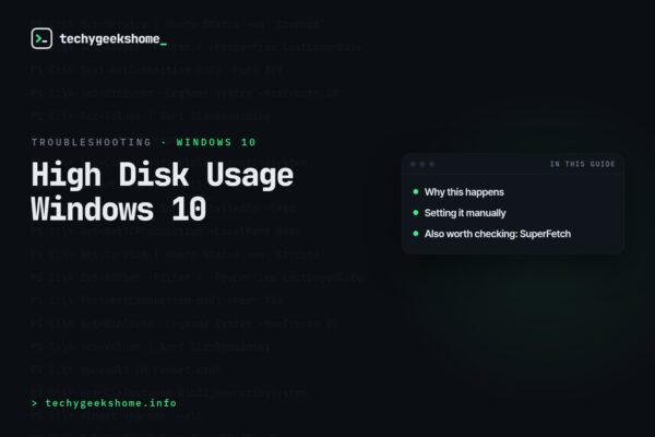 High Disk Usage Windows 10: Fixing 100 Percent Disk in Task Manager