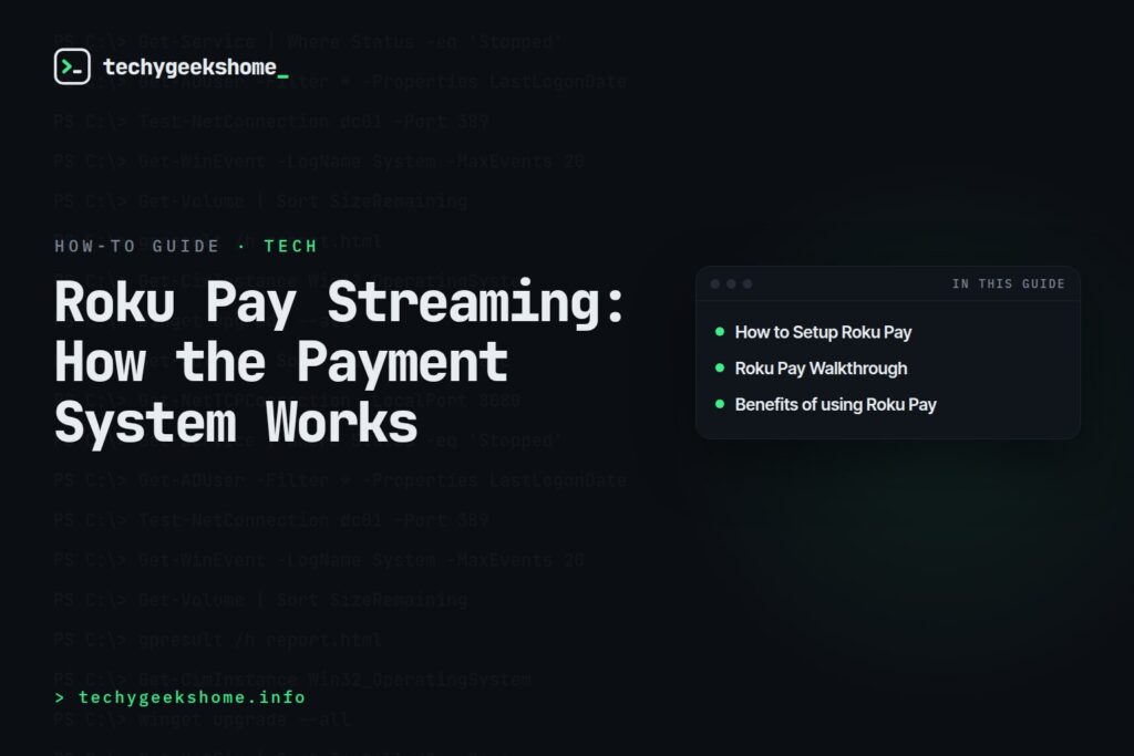 Roku Pay Streaming: How the Payment System Works