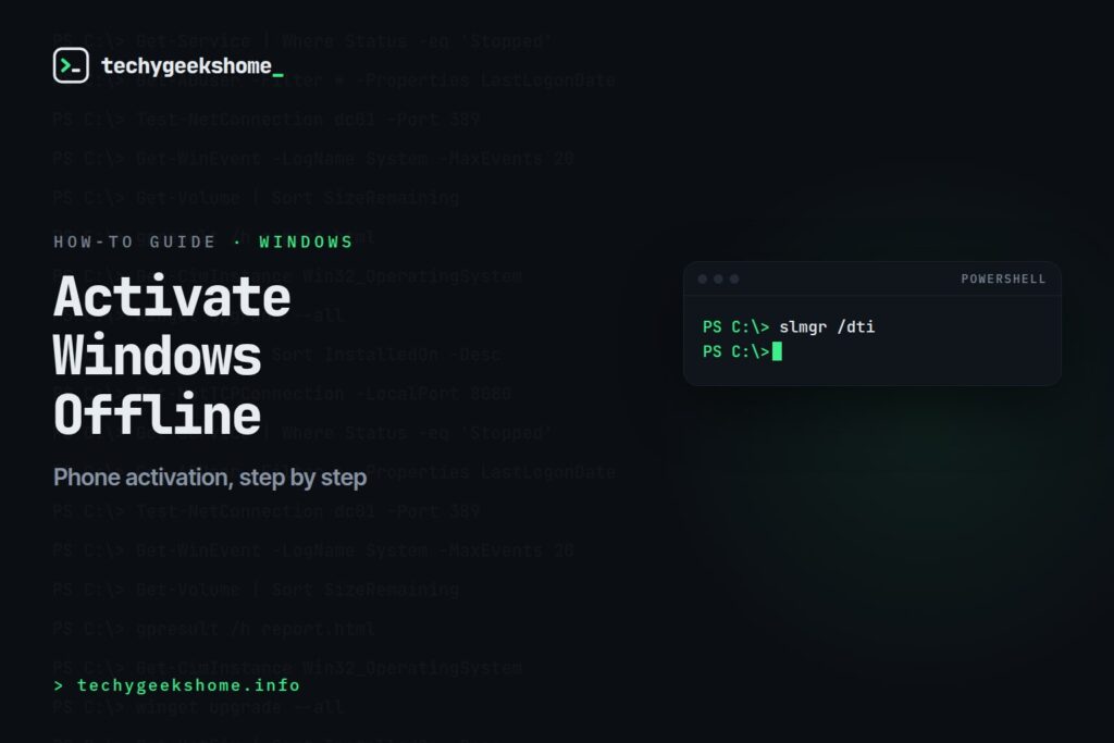 How to Activate Windows Without an Internet Connection (2026 Guide)
