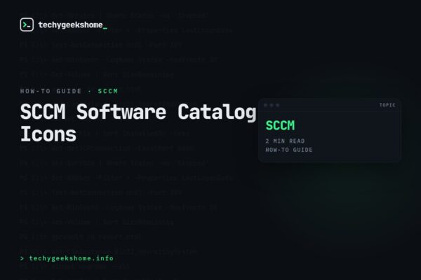 SCCM Software Catalog Icons: How to Add Icons to Your Applications