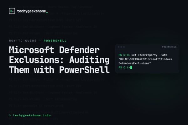 Microsoft Defender Exclusions: Auditing Them with PowerShell