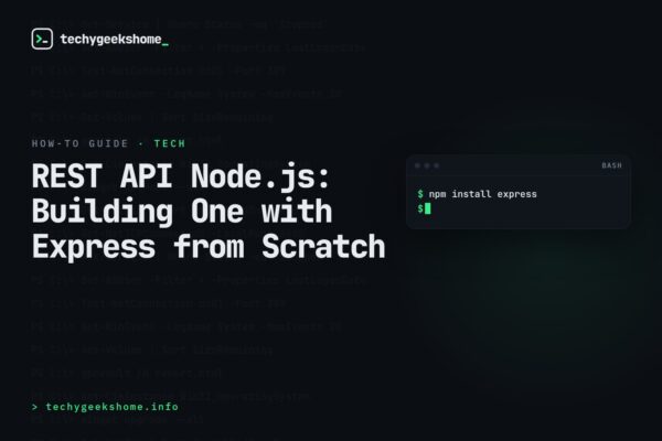REST API Node.js: Building One with Express from Scratch