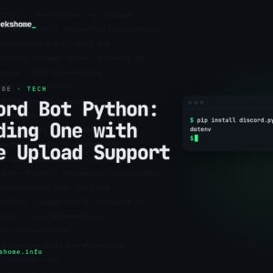 Discord Bot Python: Building One with Image Upload Support
