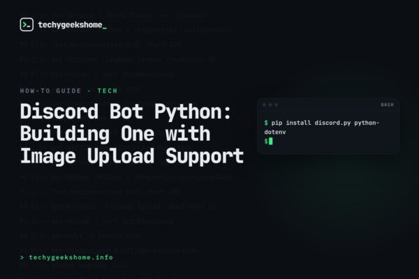 Discord Bot Python: Building One with Image Upload Support