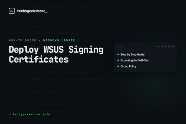 How to deploy certificates for custom WSUS updates to client machines