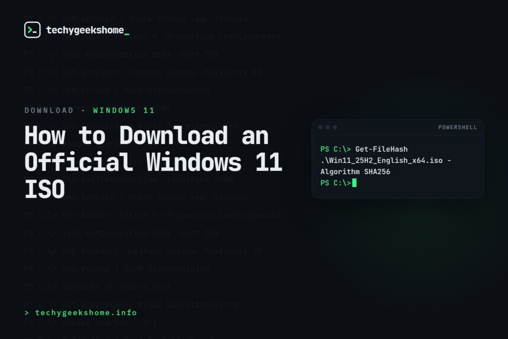 How to Download an Official Windows 11 ISO in 2026