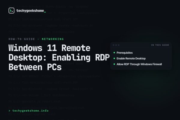 Windows 11 Remote Desktop: Enabling RDP Between PCs