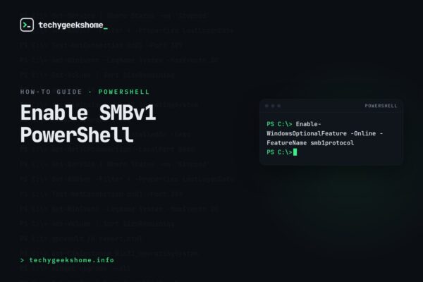 Enable SMBv1 PowerShell: A Step-by-Step Configuration Guide