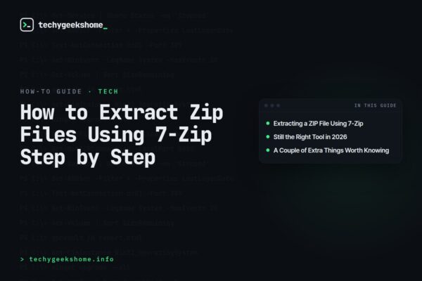 How to Extract Zip Files Using 7-Zip Step by Step