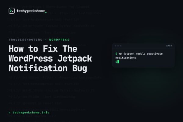 How to Fix The WordPress Jetpack Notification Bug