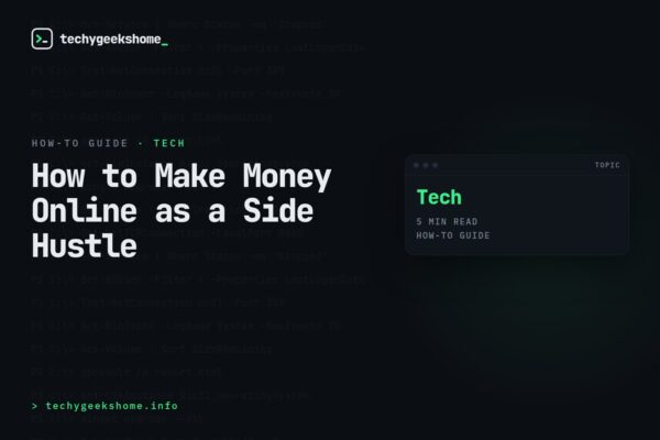 How to Make Money Online as a Side Hustle
