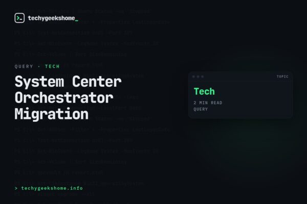 System Center Orchestrator Migration: Moving to a New SQL Server