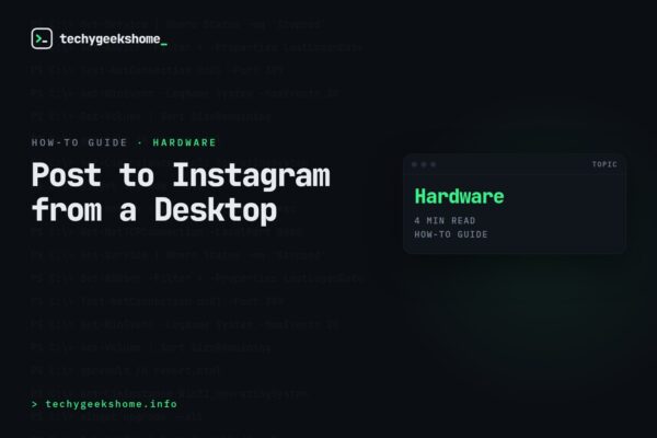 How to Post Photos and Videos to Instagram from a Desktop Browser (2026)