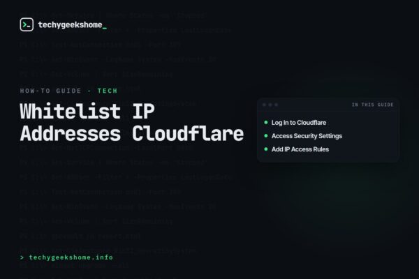Whitelist IP Addresses Cloudflare: A Complete Setup Guide