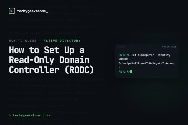 How to Set Up a Read-Only Domain Controller (RODC)