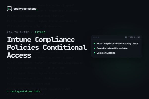 Intune Compliance Policies Conditional Access (2026)