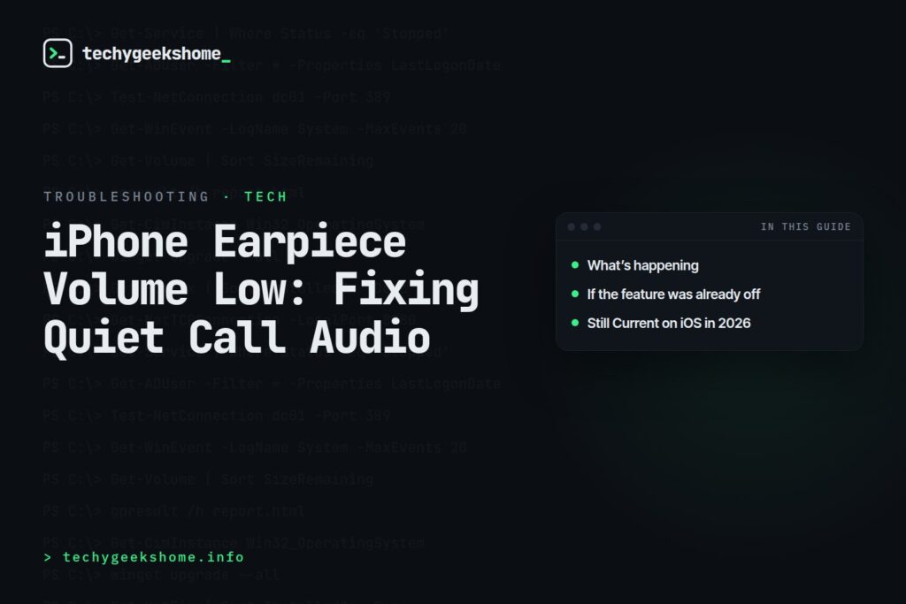 iPhone Earpiece Volume Low: Fixing Quiet Call Audio