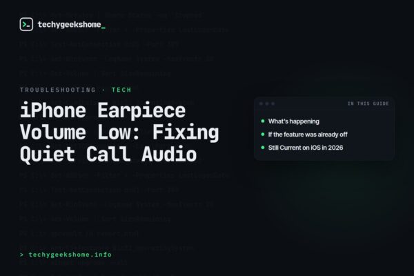 iPhone Earpiece Volume Low: Fixing Quiet Call Audio