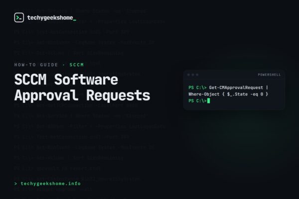 Managing Software Approval Requests in Configuration Manager: The Software Center Approval Workflow