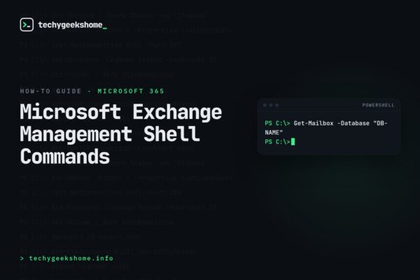 Microsoft Exchange Management Shell Commands: Get Mailbox Size Information
