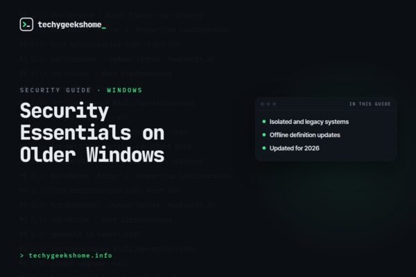Microsoft Security Essentials Updates: Supporting Older Operating Systems