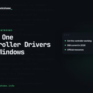 Microsoft Xbox One Controller Drivers for your Windows Computer