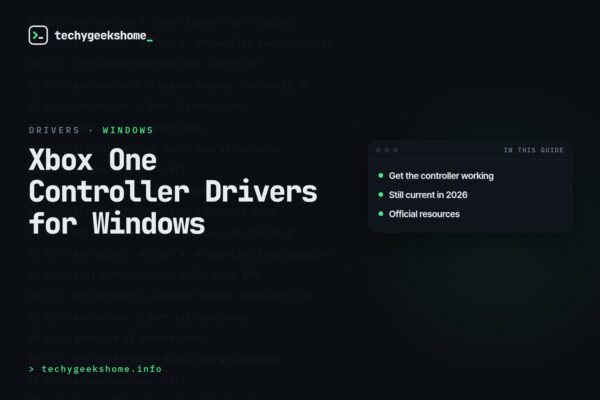 Microsoft Xbox One Controller Drivers for your Windows Computer
