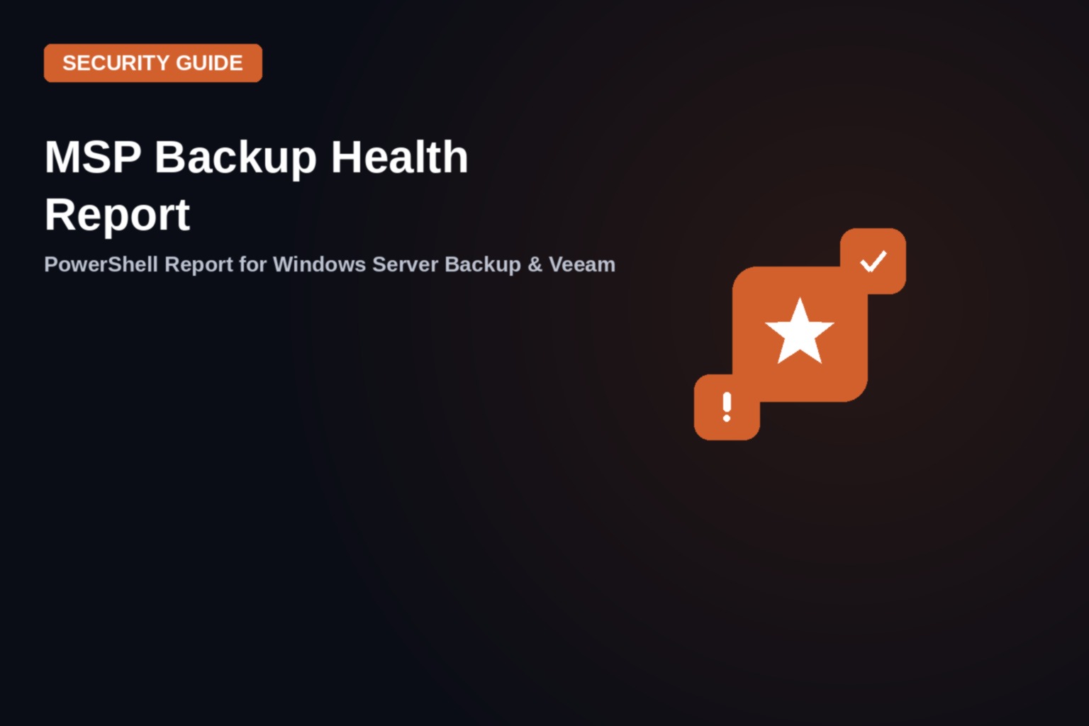 msp backup health featured image MSP Backup Health Report - PowerShell audit tool for Windows Server Backup and Veeam