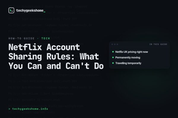 Netflix Account Sharing Rules in 2026: What You Can and Can't Do