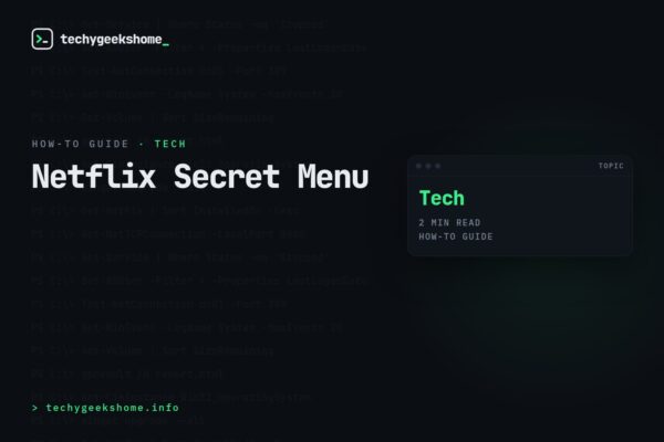 Netflix Secret Menu